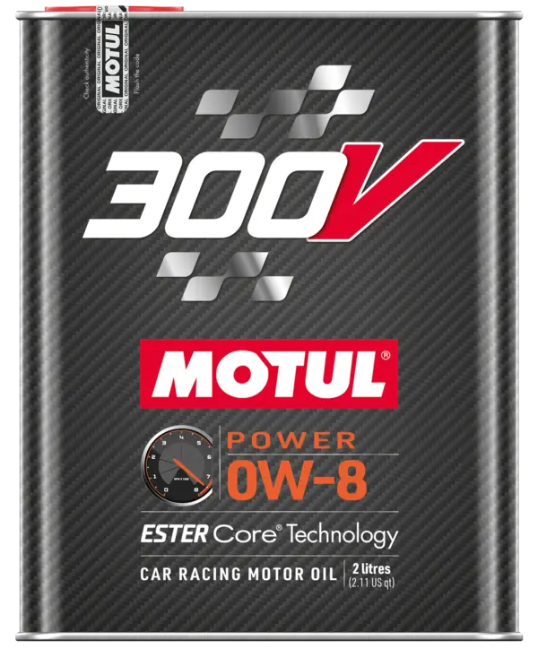 Motul 300V POWER 0W-8 2L (METAL TIN)