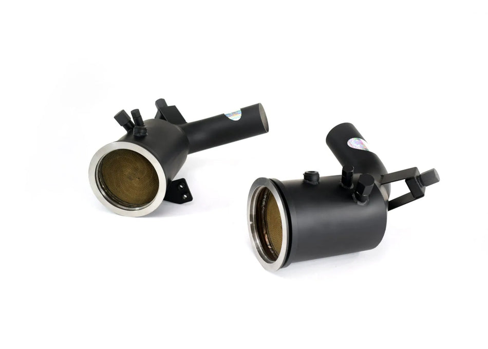 Quicksilver Exhausts Porsche 911 Turbo (992) - 300 cpsi Ceramic Coated 'Race' Catalysts (2019-on)