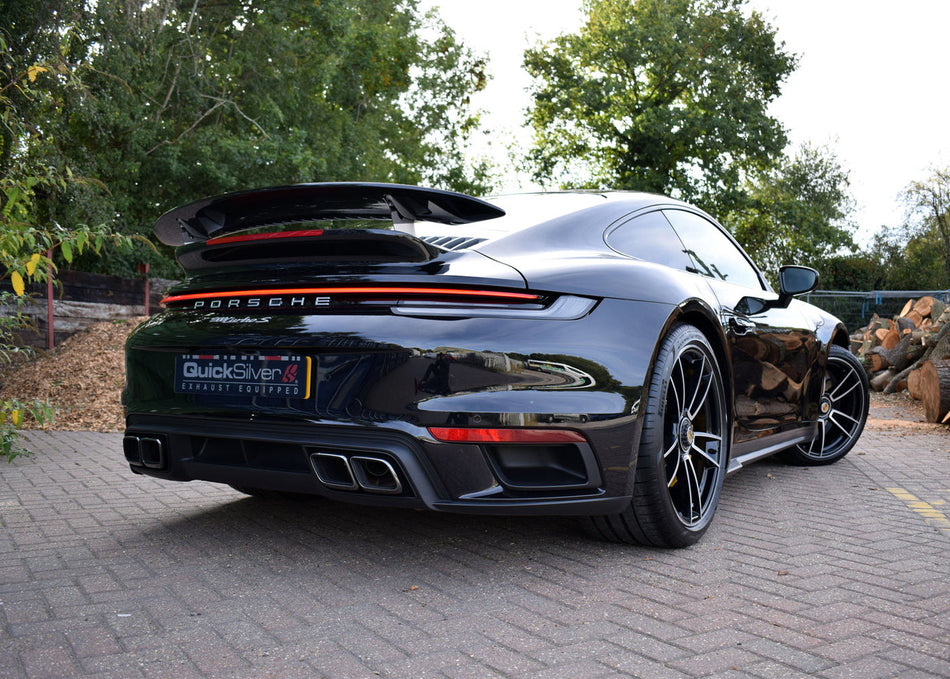 Quicksilver Exhausts Porsche 911 Turbo and Turbo S (992) - Titan Sport Exhaust with Sound Architectâ„¢ (2019 on)