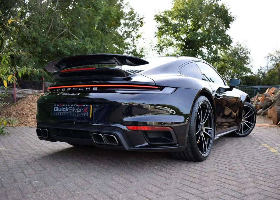 Quicksilver Exhausts Porsche 911 Turbo and Turbo S (992) - Titan Sport Exhaust with Sound Architectâ„¢ (2019 on)