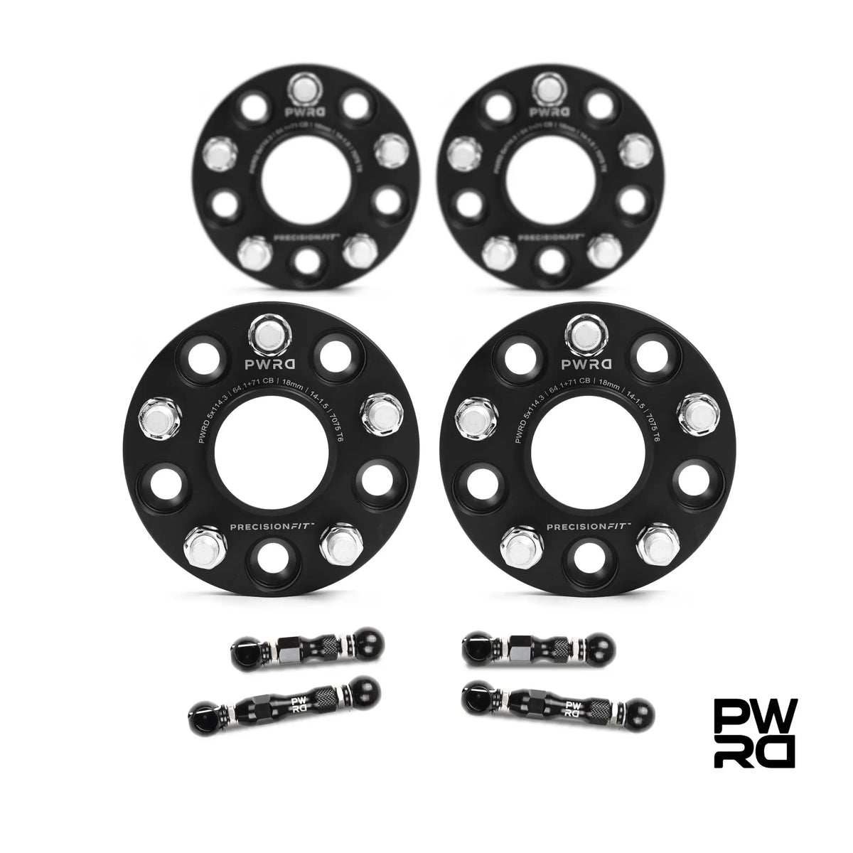Tesla Model S & Model X Stance Pack. Wheel Spacers & Lowering Links