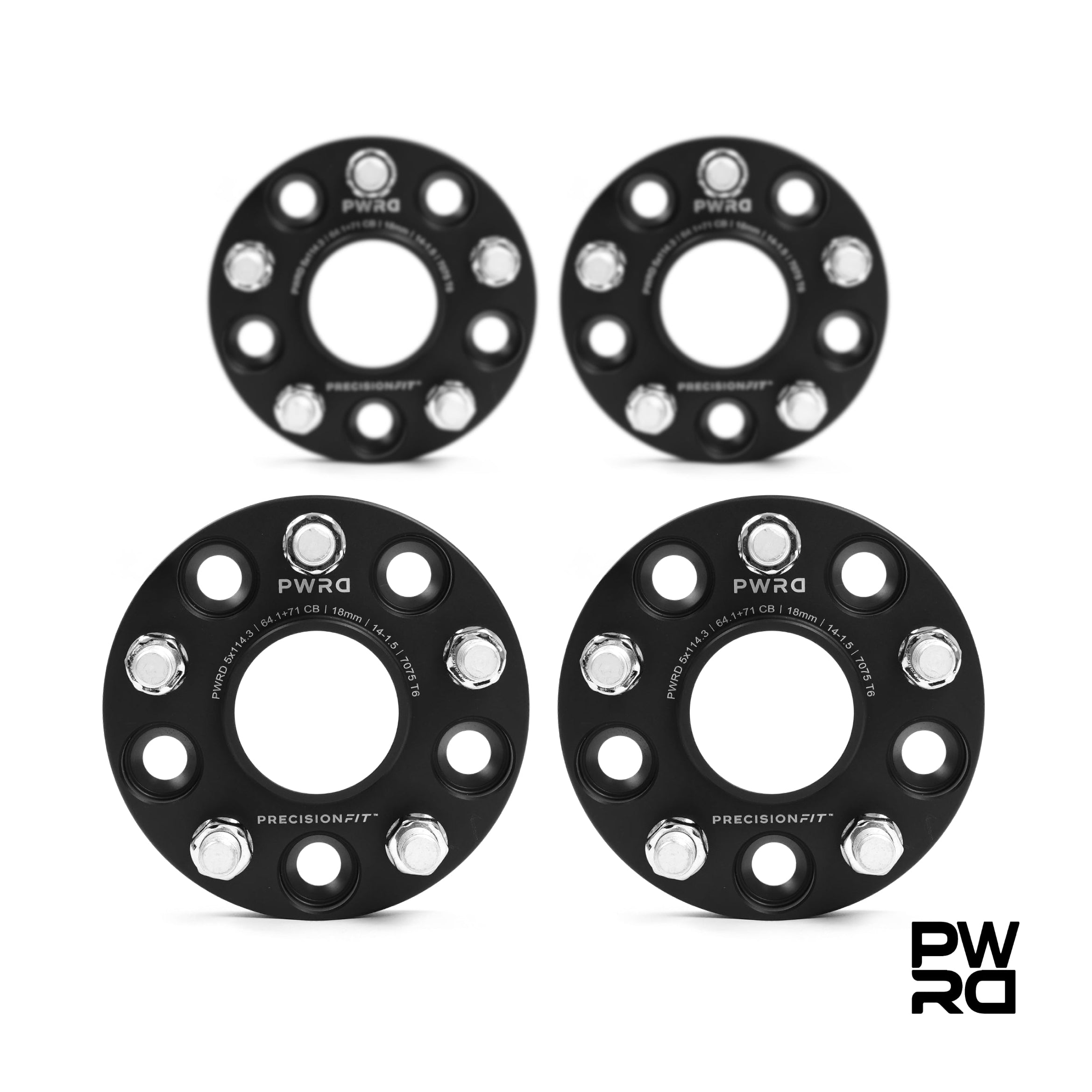 PWRD Wheel Spacers Tesla Model S & Model X