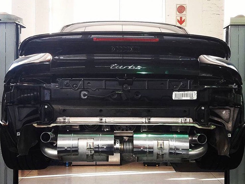 QuickSilver Porsche 911 Turbo (997 Gen. 1) Sport Exhaust with Race Catalysts (2006-09)