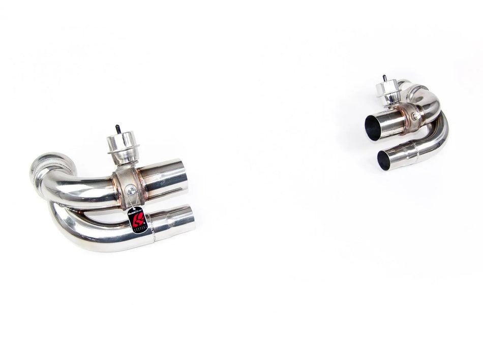 Quicksilver Exhausts Porsche 911 GT3 and RS (991 Gen 1 and 2) - Sport Side Muffler Deletes with Sound Architectâ„¢ (2014 on)
