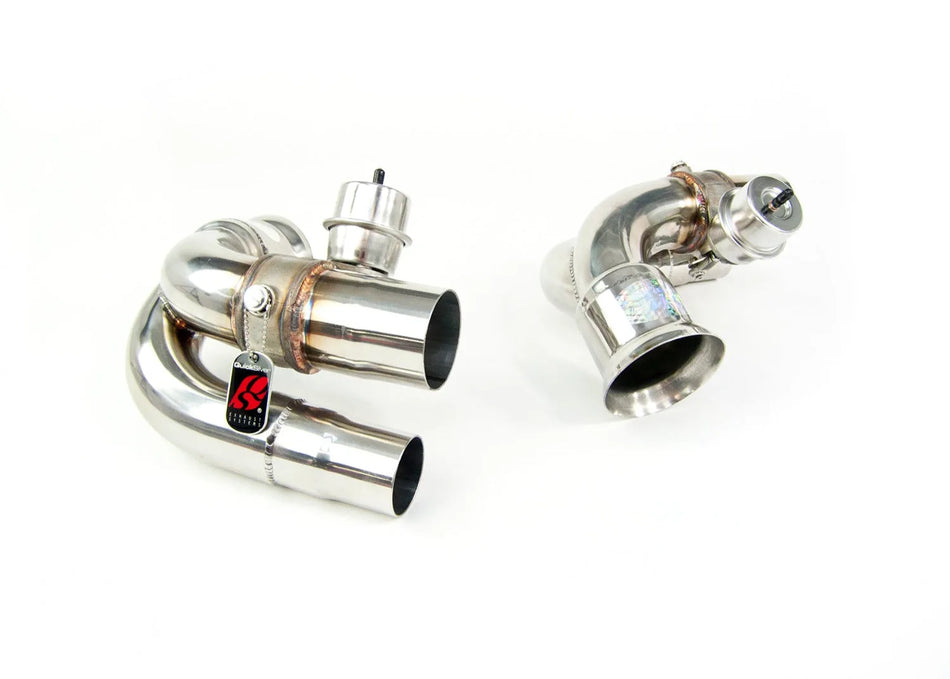 Quicksilver Exhausts Porsche 911 GT3 and RS inc. 4.0 (997 Gen 1 and 2) - Sport Side Muffler Deletes with Sound Architectâ„¢ (2006-12)