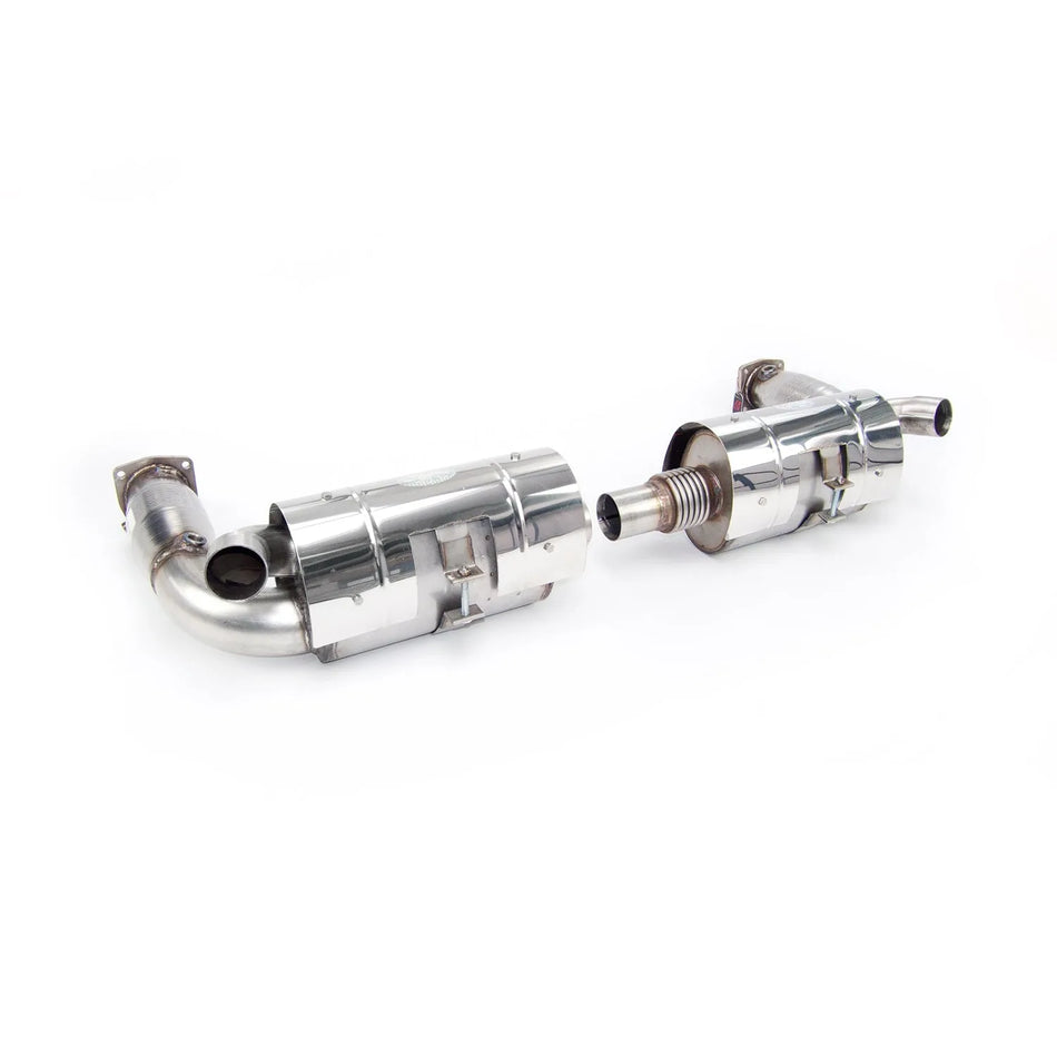 Quicksilver Exhausts Porsche 911 Turbo (997 Gen. 1) Sport Exhaust with Race Catalysts (2006-09)