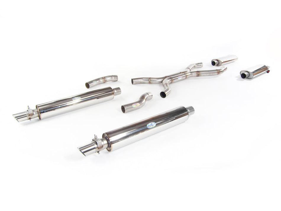 Quicksilver Exhausts Aston Martin V8 inc. Vantage and Volante Stainless Steel Sport Exhaust (1973-89)