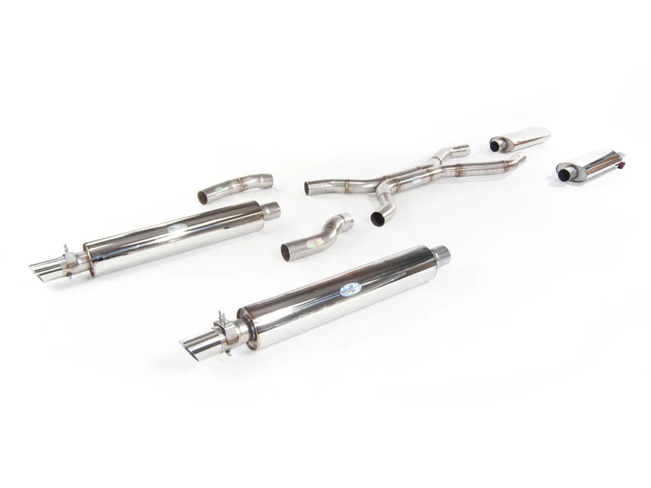 Quicksilver Exhausts Aston Martin V8 inc. Vantage and Volante Stainless Steel Sport Exhaust (1973-89)
