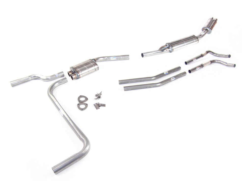 QuickSilver Maserati Sebring Ser. 1, 2 Stainless Steel Exhaust Twin System (1965-69)