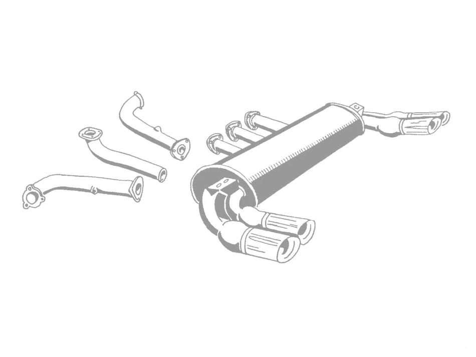 Quicksilver Exhausts Ferrari 288 GTO Stainless Steel Sport Exhaust (1984-86)