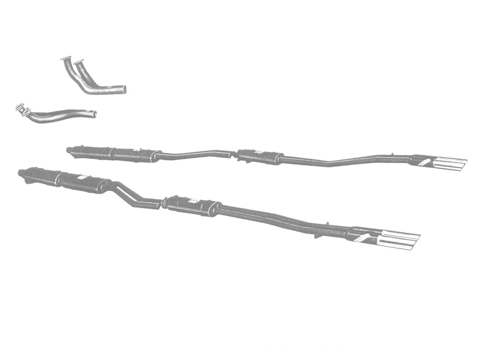Quicksilver Exhausts Ferrari 330 America Stainless Steel Exhaust (1964-65)