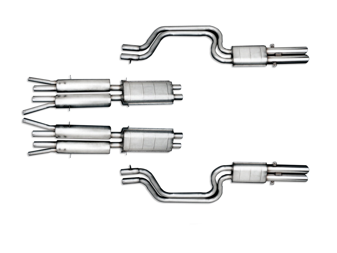 QuickSilver Ferrari 365 GTB 4 Daytona S1 Stainless Steel Exhaust (1968-70)