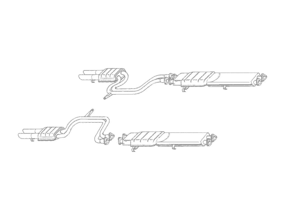 Quicksilver Exhausts Ferrari 365 GTB 4 Daytona S2 (USA Spec) Stainless Steel Exhaust (1970-74)