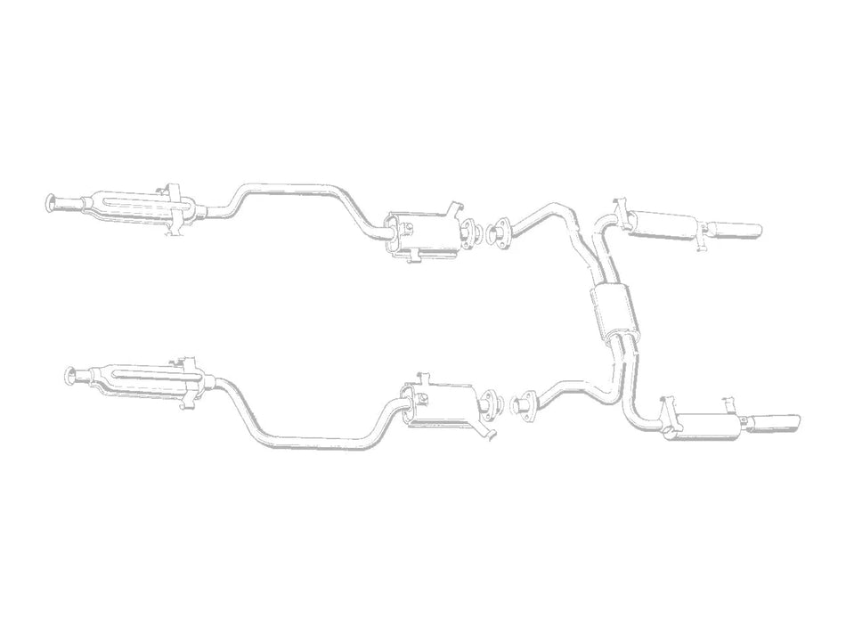 Quicksilver Exhausts Maserati Kyalami Stainless Steel Exhaust (1975-83)