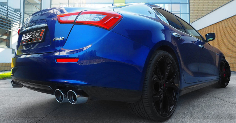 QuickSilver Maserati Ghibli inc. S, Q4 Petrol - Sport Exhaust with Sound Architect™ (2014 on)
