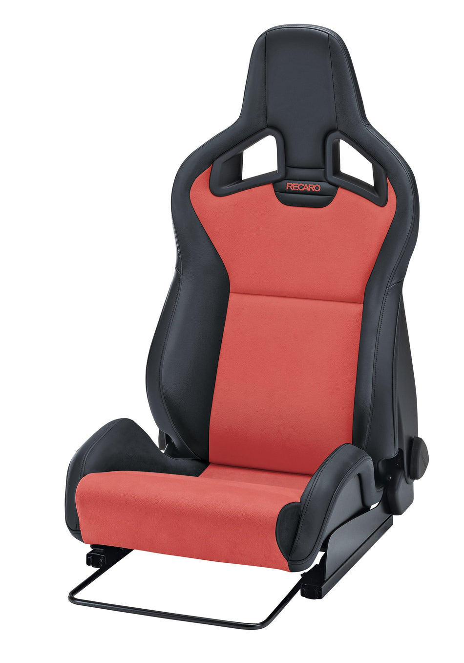 Recaro Sportster CS SAB with heating - Ambla Leather black / Dinamica Suede red