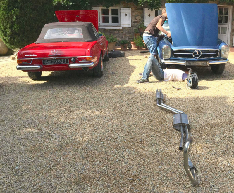 QuickSilver Mercedes 280 SL W113 Stainless Steel Exhaust OR Front Pipes (1968-71)