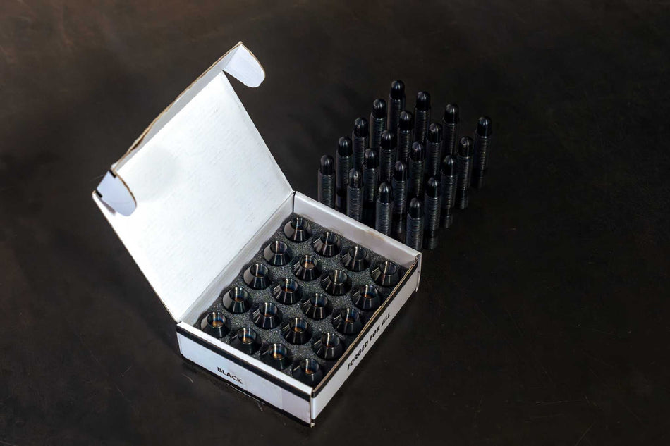 RSS M12x1.25 Wheel stud and nut conversion kit with 75mm length