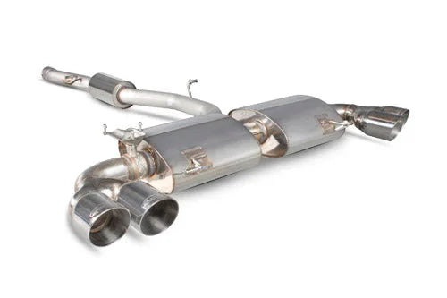 Scorpion Resonated cat-back system with electronic valves for Audi S1 2.0 TFSi Quattro