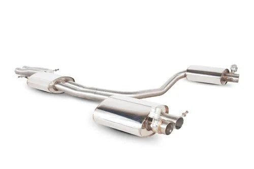 Scorpion Resonated half system inc active exhaust valve for Audi RS4 B8 4.2 FSI Quattro Avant/RS5 4.2 V8 Coupe