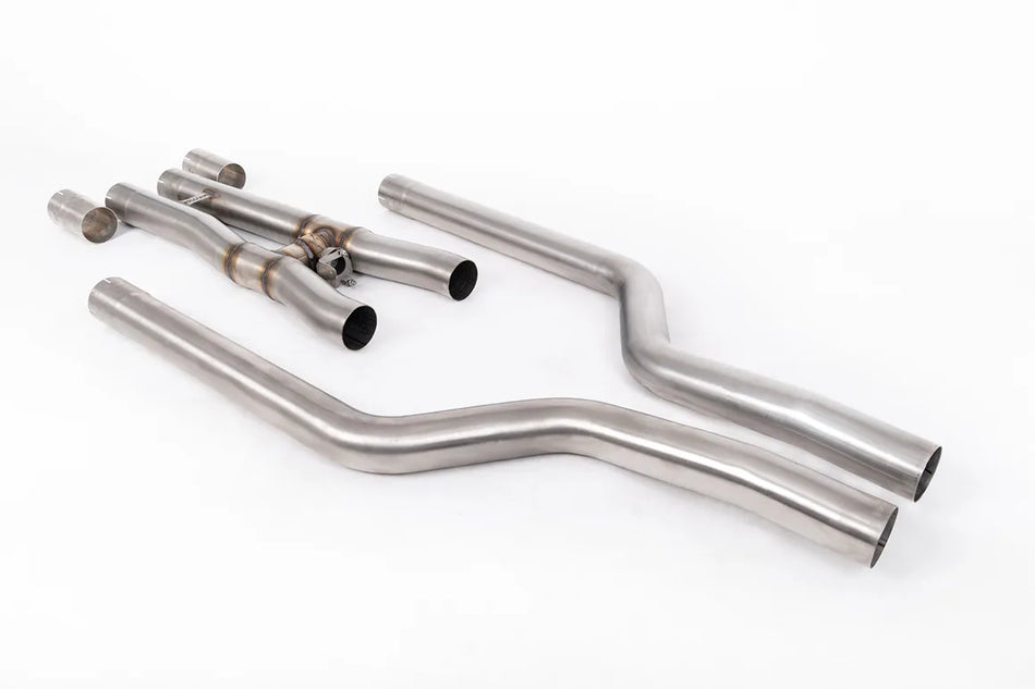Milltek Additional parts Active Centre H Pipe and Front Silencer Bypass for BMW 5 Series M5 & M5 Competition 4.4l Twin Turbo F90 (Non