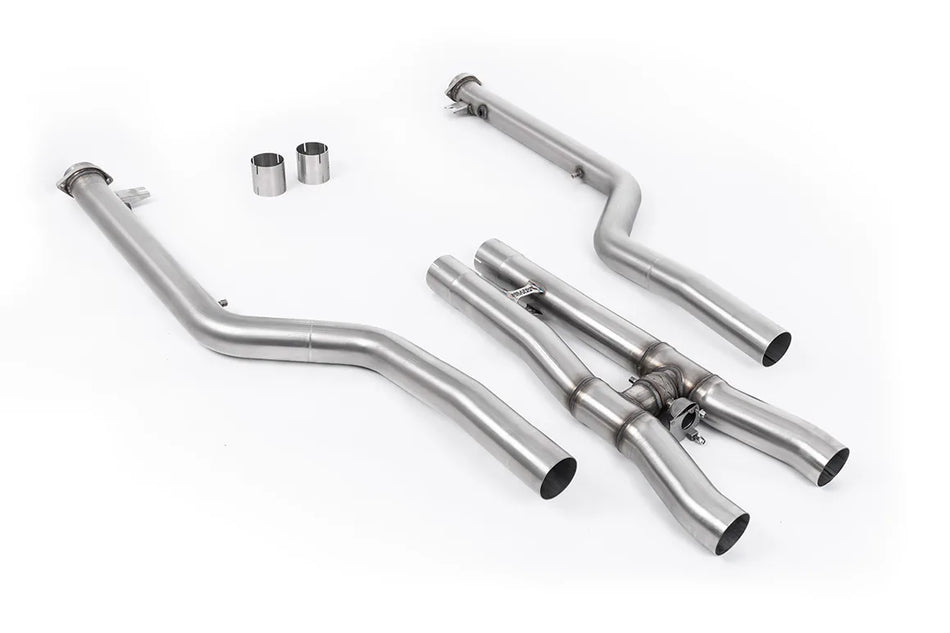 Milltek GPF/OPF Bypass Fits to OE Downpipes and OE Particulate Filter Back System Only for BMW 8 Series M8 & M8 Competition 4.4l V8 Twin Turbo F93