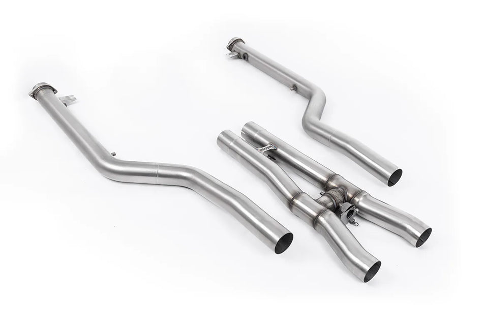 Milltek GPF/OPF Bypass Fits to OE Downpipes and Milltek Sport Particulate Filter Back System for BMW 8 Series M8 & M8 Competition 4.4l V8 Twin Turbo F93