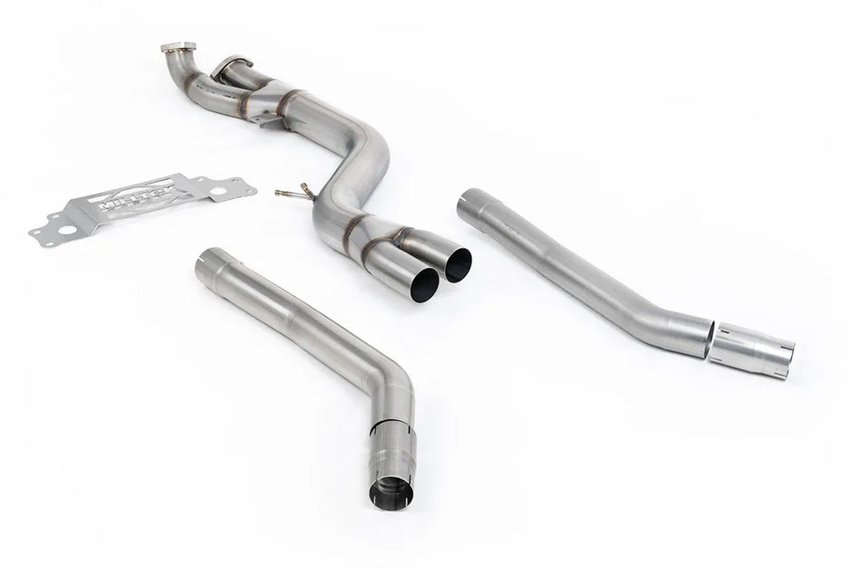 Milltek GPF/OPF Bypass OPF/GPF Bypass Single Pipe 102mm - Non Resonated to OE Axle Back Only for BMW 2 Series M2 Coupe (G87 S58 OPF/GPF Models)