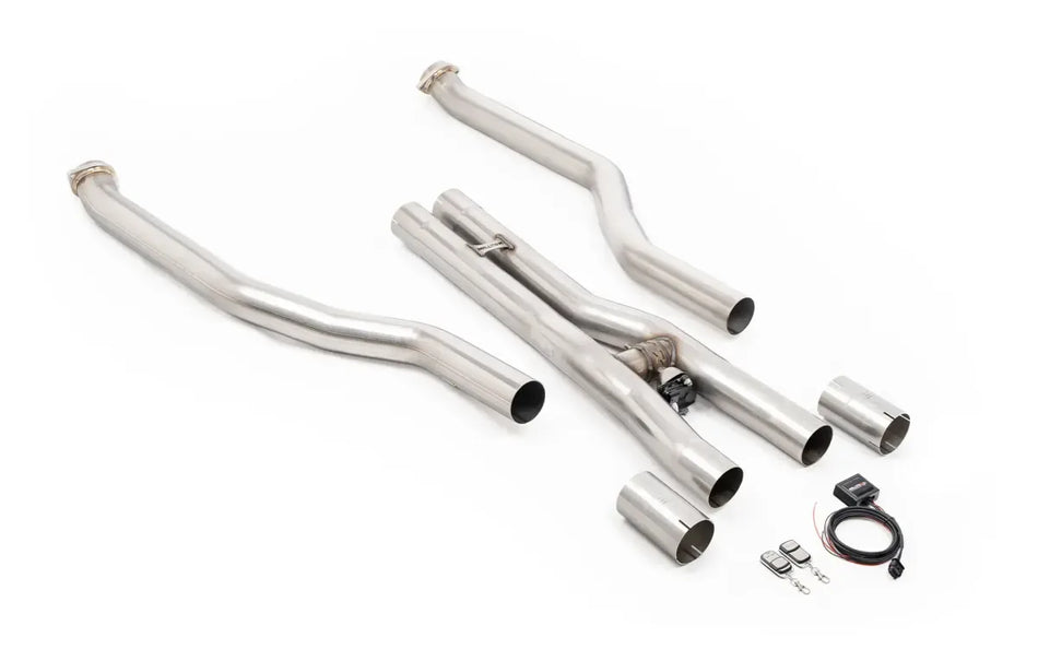 Milltek Secondary Catalyst Bypass Fits to OE Axle Back and Downpipes Only - OE requires cutting for BMW 5 Series M5 4.4l Twin Turbo Hybrid G90 & G99 (NAS/ROW