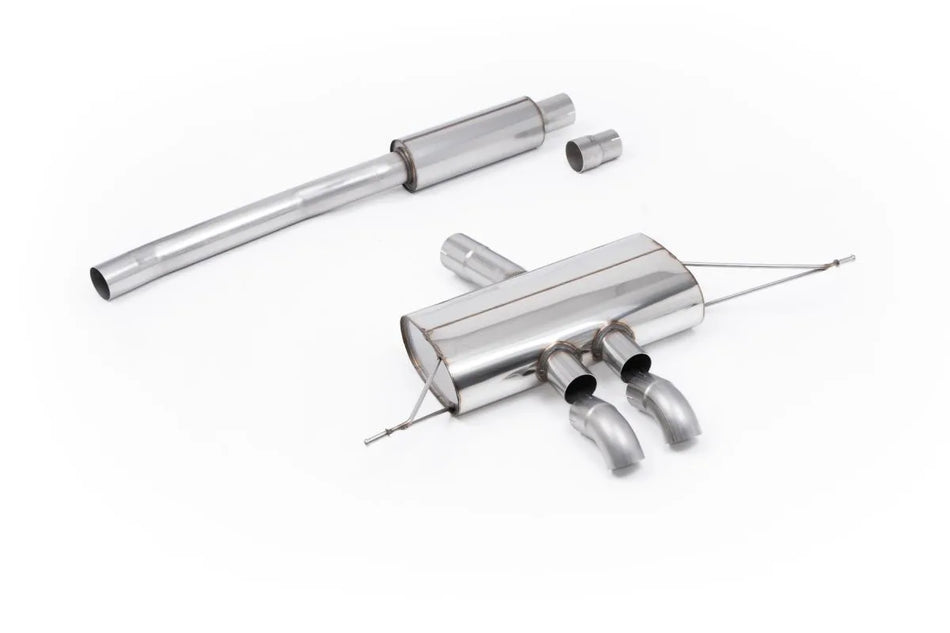Milltek Particulate Filter-back Resonated OPF/GPF Back System with OE Style Downturn Tips - For for New Mini Mk4 Cooper S F66 2.0T B48