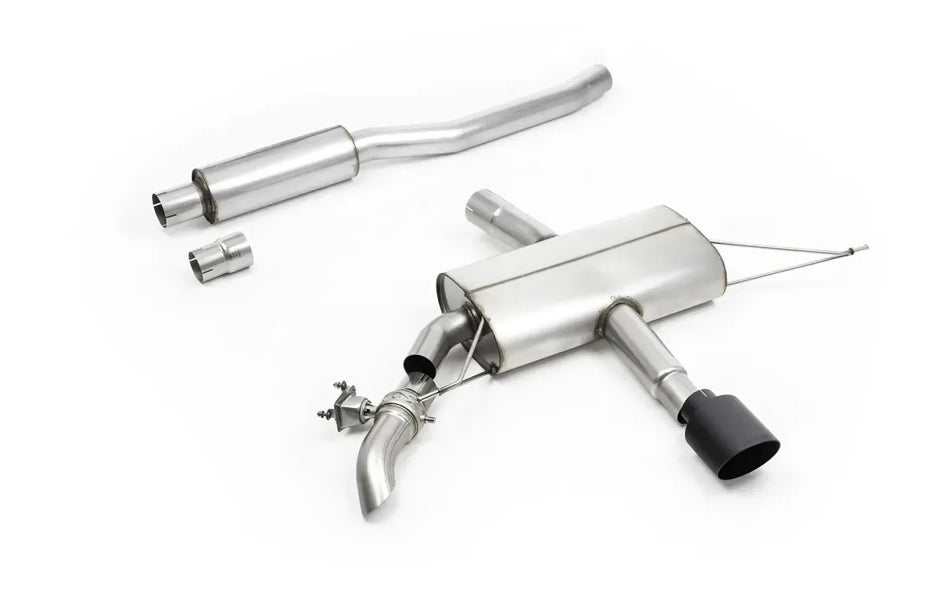 Milltek Particulate Filter-back OPF/GPF Back Resonated with Cerakote Black Tip - ECE Approved for New Mini Mk4 JCW F66 2.0T B48 (OPF/GPF Models Only)