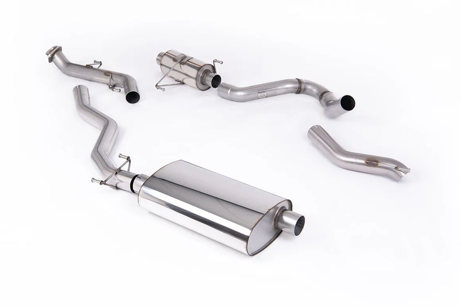 Milltek Cat-back Resonated Catback with High Clearance Outlet for Toyota Tacoma 2.4L Turbo Hybrid Crew Cab (5ft Bed) &