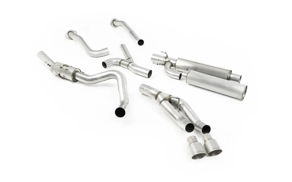 Milltek Cat-back with Dual GT-100 Brushed Titanium Tips for Toyota Tundra 3.5 V6 Hybrid and Non-Hybrid? Models