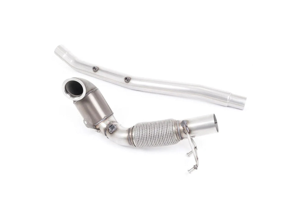 Milltek Large Bore Downpipe and HJS High flow 200 Cell Sports Cat - Seat Ateca Cupra - OE Systems only - SSXVW513