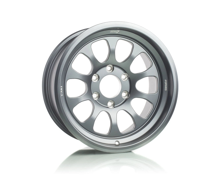 Titan 7 Forged Aluminium Wheel - T-AK1 17x7.5 5-130 ET 30 CB 78.1 in Satin Titanium