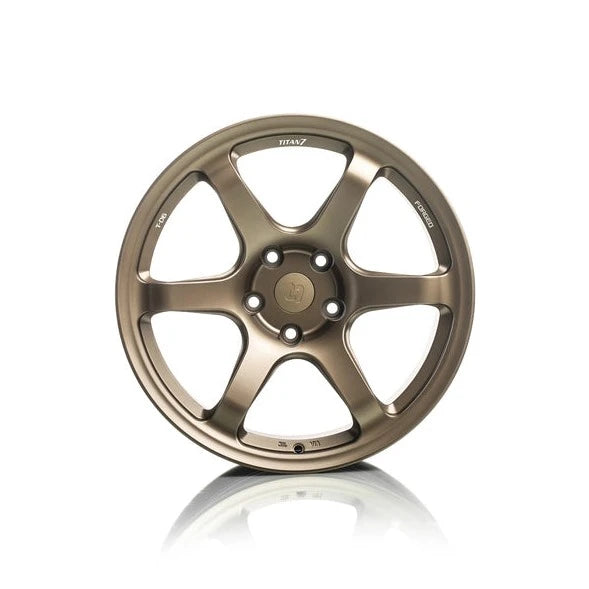 Titan 7 Forged Aluminium Wheel - T-D6e 18x9 5x108 ET 47 CB 67.1 in Techna Bronze