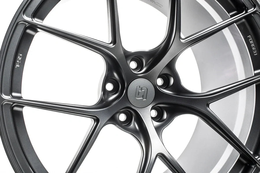 Titan 7 Forged Aluminium Wheel - T-S5 19x9.5 5x120 ET 40 CB 64.1 in Satin Titanium
