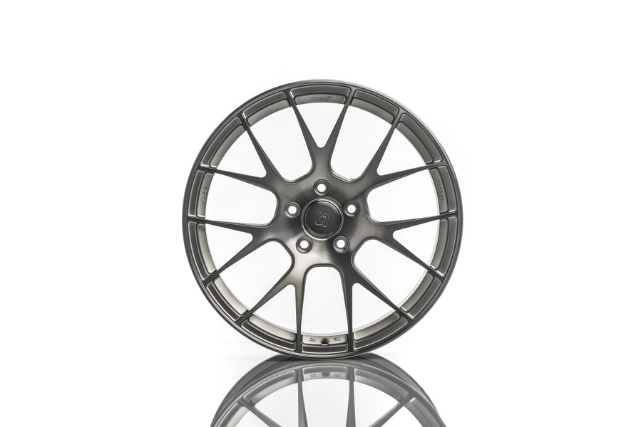 Titan 7 Forged Aluminium Wheel - T-S7 18x10 5x120 ET 25 CB 72.56 in Hybrid Dark Machine