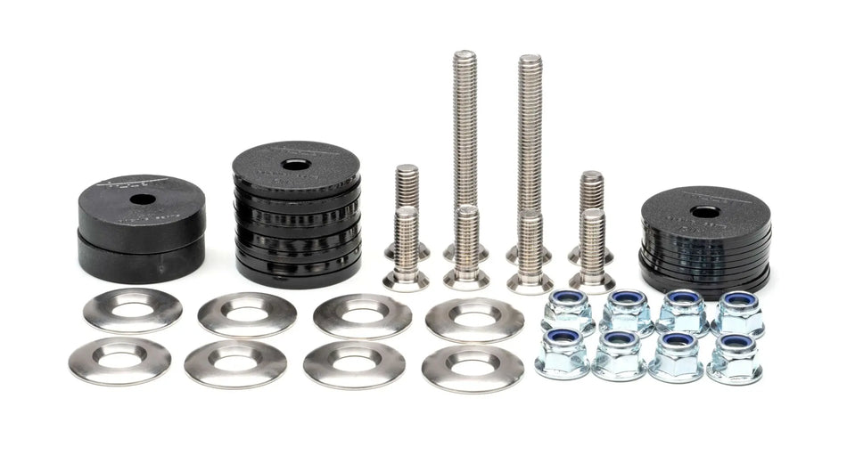 Tillett 8 Bolt Ultra Low Profile Stainless Steel Seat Fitting Kit