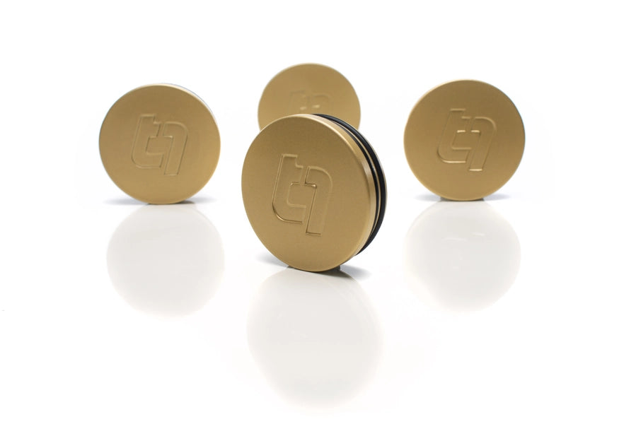 Titan 7 Center Cap - 4 Pack in Cyber Gold