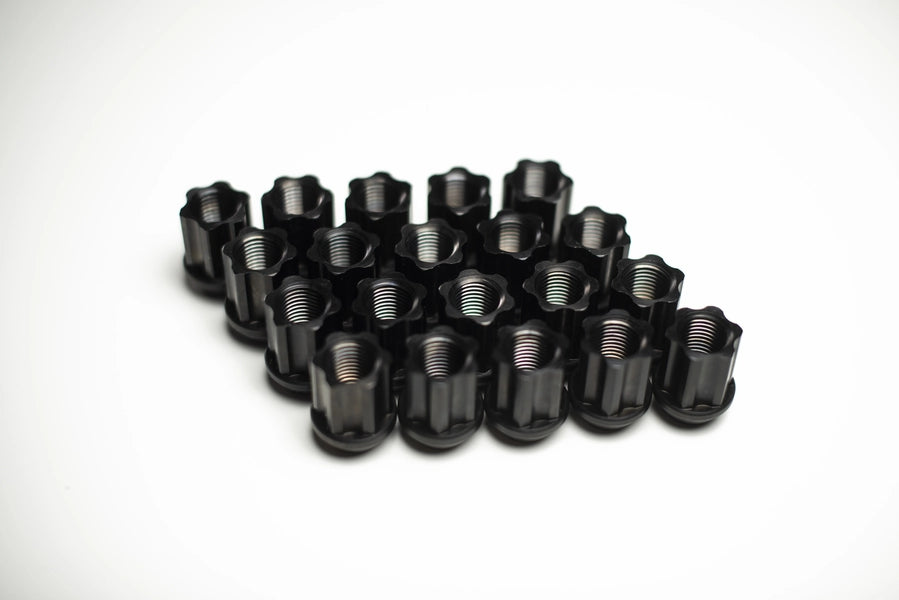 Titan 7 Titan7 O.W.L. Titanium Race Nut 14x1.5 in Machine Black