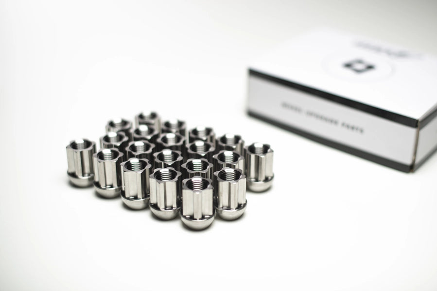 Titan 7 Titan7 O.W.L. Titanium Race Nut 14x1.5 in Rawform Titanium