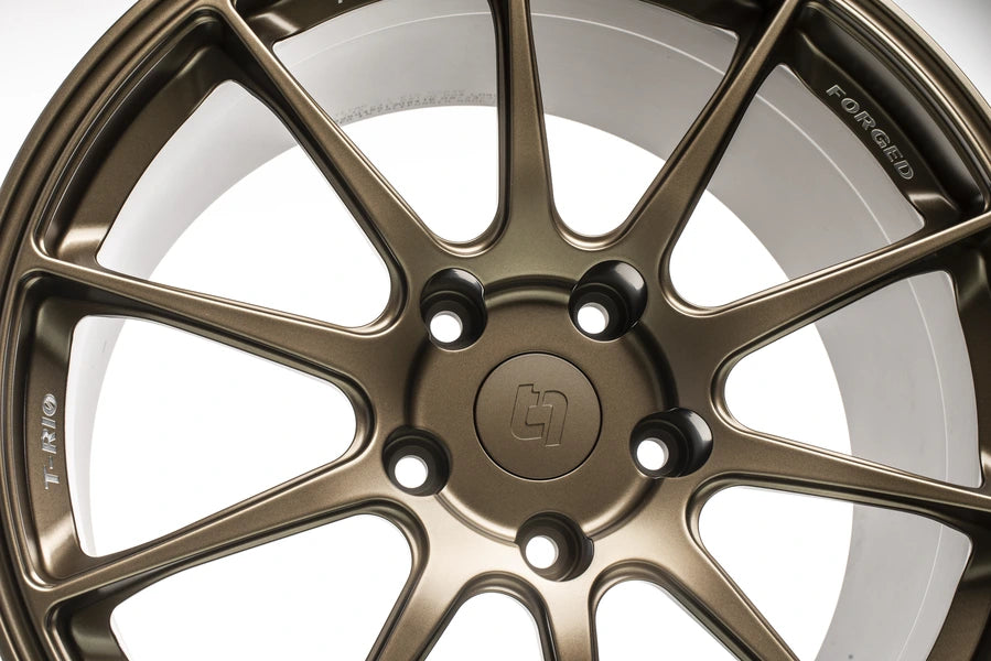 Titan 7 Forged Aluminium Wheel - T-R10 18x10.7 5x112 ET 38 CB 66.5 in Techna Bronze