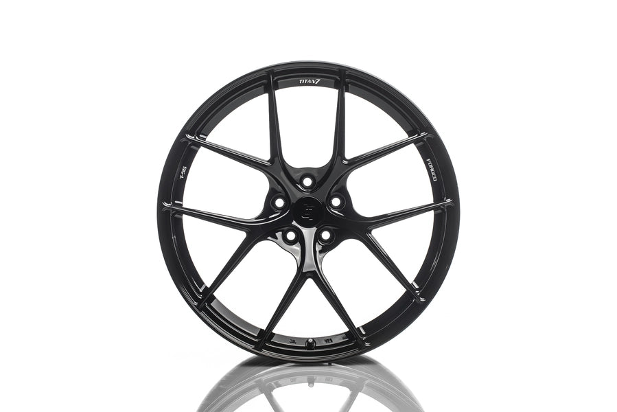 Titan 7 Forged Aluminium Wheel - T-S5 18x9 5X100 ET 47 CB 56.1 in Wicked Black