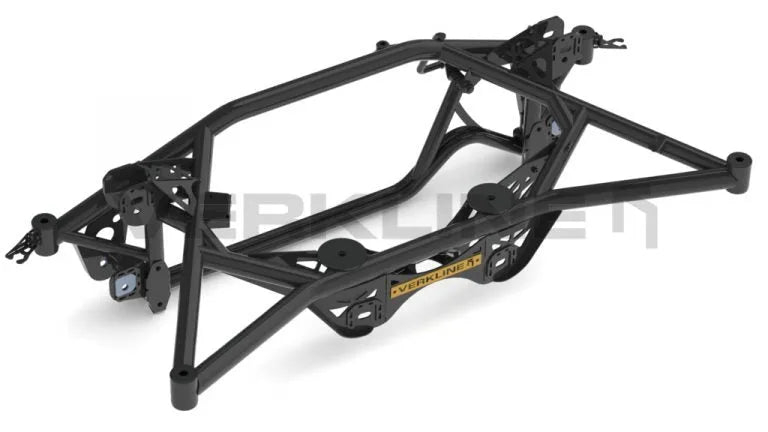 Verkline Rear Lightwegith Tubular Subframe Track – VAG RS3 S3 A3 TTRS TTS TT Golf Mk5 Mk6 Mk7 Seat Leon