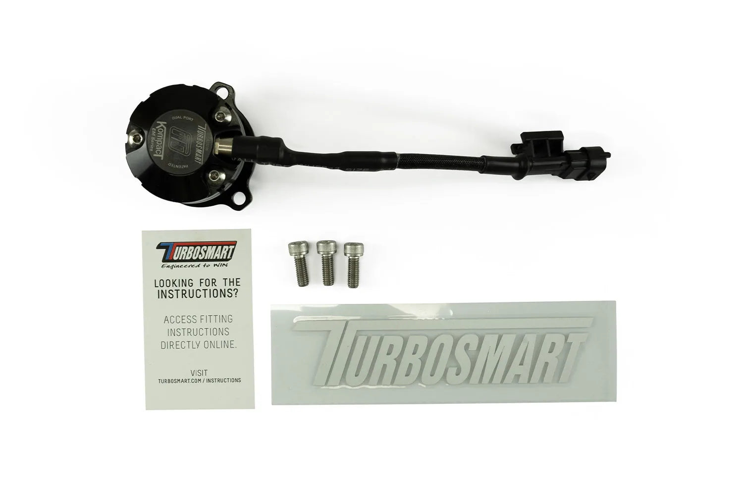 Turbosmart BOV Kompact EM DualPort- VR15 (Abarth, Alfa, Fiat, Lancia) Blow Off Valve