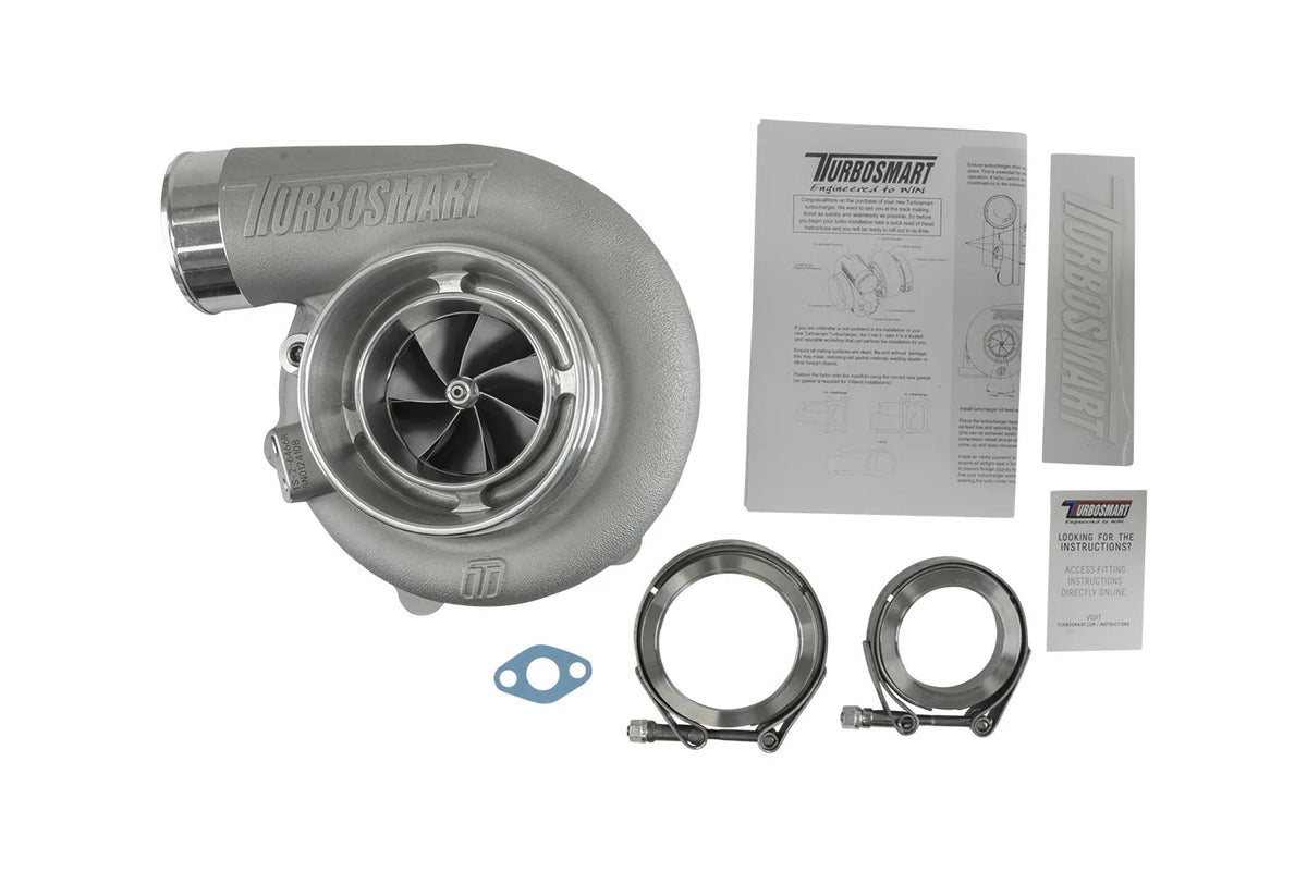 Turbosmart TS-2 Turbocharger (Water Cooled) 6466 V-Band Reverse Rotation 0.82AR Externally Wastegated