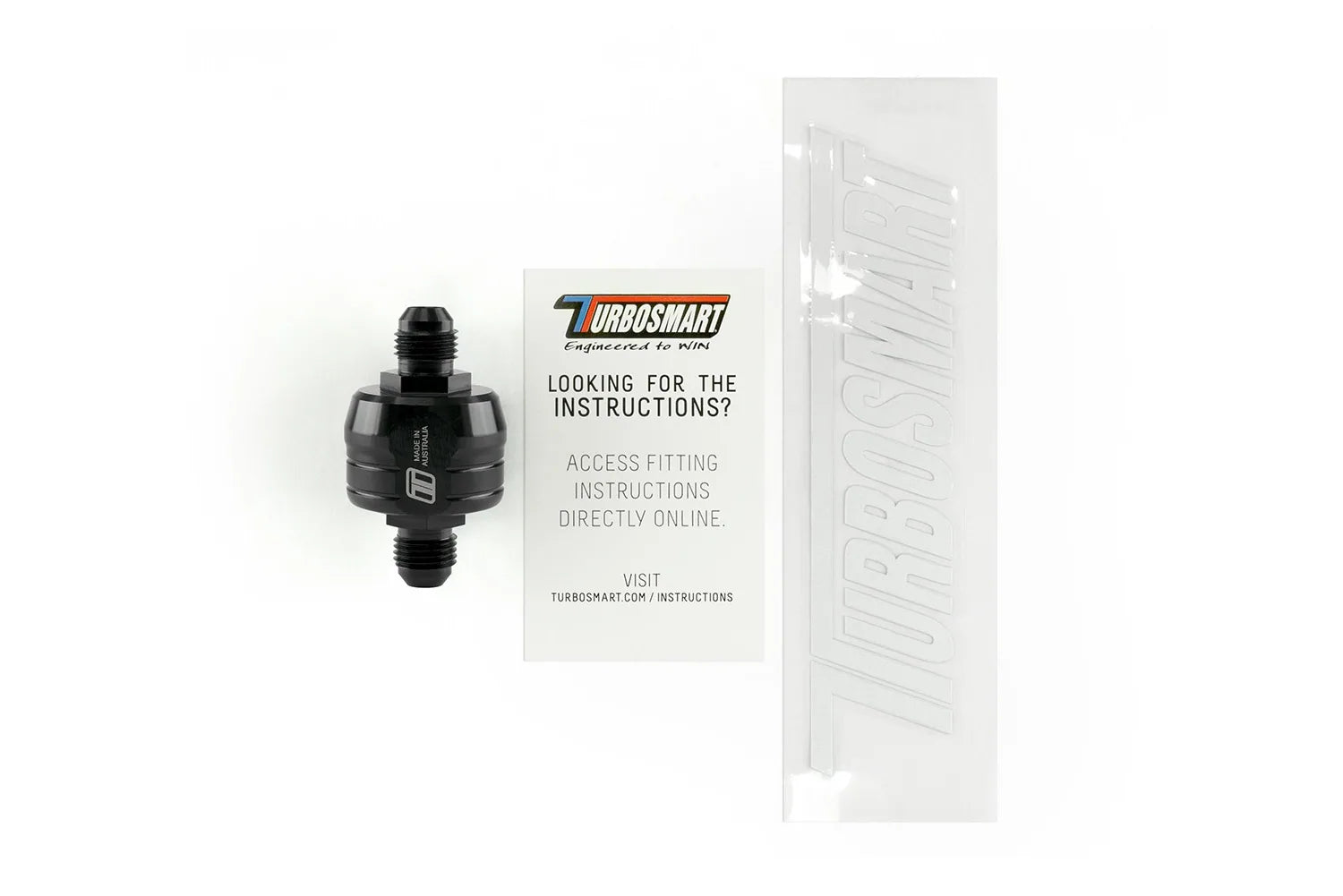 Turbosmart Oil Filter -6AN 44um Oil Management