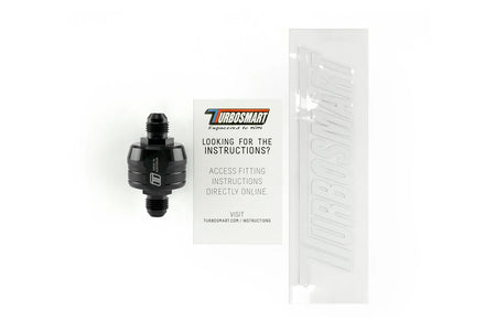 Turbosmart Oil Filter -6AN 44um Oil Management