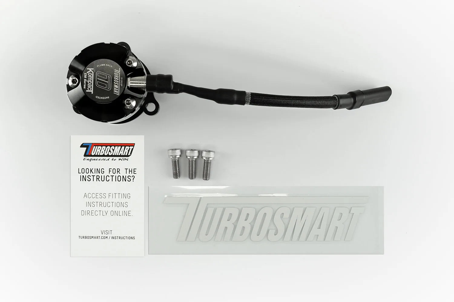 Turbosmart BOV Kompact EM Plumb Back VR18 - VW / Audi Blow Off Valve